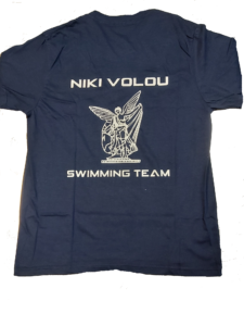 T-shirt μπλε σκούρο πίσω (011)